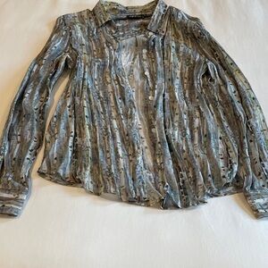 Women's Button Down Shirt - Multicolor